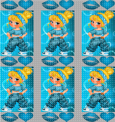 Pen sticker-F 2696